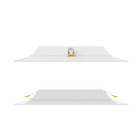 Painel LED Quadrado Embutir 10w Bivolt 4x22x22cm Inspire