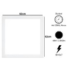 Painel Led Quadrado Plafon Luminaria Slim Bivolt Embutir Loja
