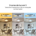 Painel LED Quadrado Sobrepor 10w Bivolt 4,5x16x16cm Inspire