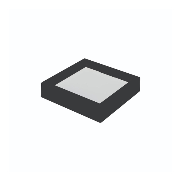 Painel Led Recuado Quadrado Sobrepor 18w Preto G-light Preto