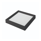 Painel Led Recuado Quadrado Sobrepor 24w Preto G-light Preto