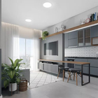 Painel Led Slim Embutir Redondo 12w Av 17ø Bivolt Aluminio Br