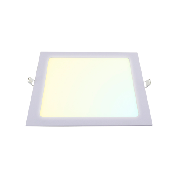 Painel Led Smart Taschibra Wi-fi Quadrado Embutir 18w 2700k+6