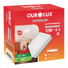 Painel LED Sob Quad 12w L.AM Ourolux
