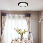 Painel Led Sobrepor 18w 6.500k Redondo 209mm Alumínio Bivolt