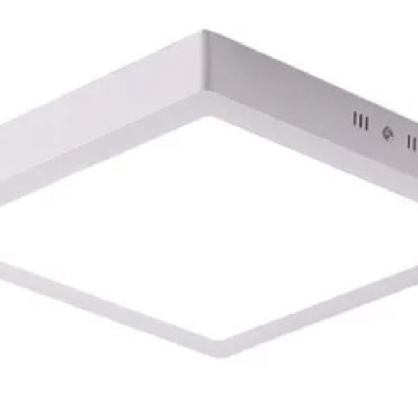 Painel Led Sobrepor  - 3.000k - 24w - Bivolt 30x30x2,5cm