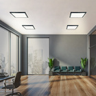 Painel Led Sobrepor Quadrado Alumínio 400mm Bivolt 32w 3000k