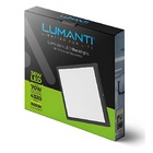 Painel Led Sobrepor Quadrado Preto 36w Autovolt 4200k 400x400