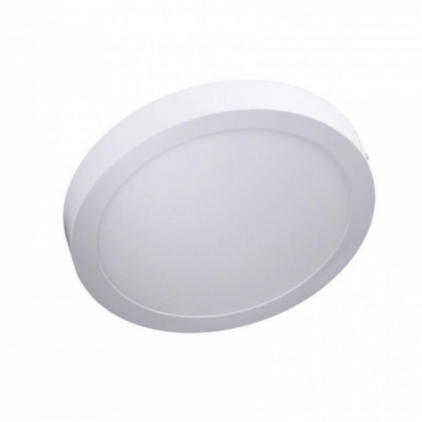 Painel Led Sobrepor Redondo 6w 3000k