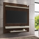 Painel Leme 1.5 Nogal/off White – Bechara Móveis