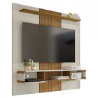 Painel Lisboa Off White/cinamomo/ripado – Bechara Móveis