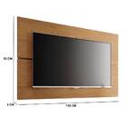 Painel Liz Para Tv 50 136cm Carvalho Intense Tana Decor
