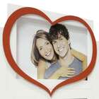 Painel Love Para Parede 4 Fotos Branco Com Vermelho 61071