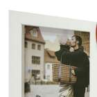 Painel Love Para Parede 4 Fotos Branco Com Vermelho 61071