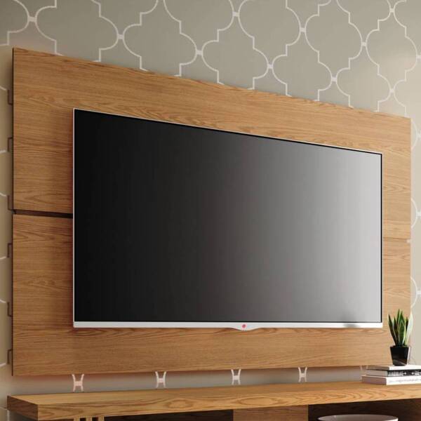 Painel Luiza Para Tv 50 136cm Carvalho Intense Tana Decor
