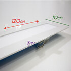 Painel Luminaria Led 36w Embutir 10x120cm 3000k St1230
