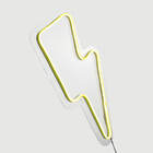 Painel Luminoso Letreiro Criativo Raio - Neon Led Amarelo