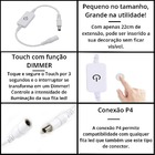 Painel Luminoso Letreiro Criativo Raio - Neon Led Azul