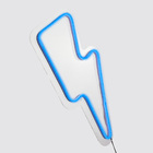 Painel Luminoso Letreiro Criativo Raio - Neon Led Azul