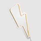 Painel Luminoso Letreiro Criativo Raio - Neon Led Branco