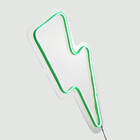 Painel Luminoso Letreiro Criativo Raio - Neon Led Verde