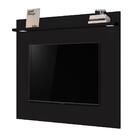 Painel Luna 1,6 C Prateleira Tebarrot Preto Sala