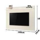 Painel Luna 1.6 Off White – Tebarrot Móveis