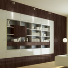 Painel de Madeira MDF para Revestimento 1,5mm Branco Neve 45x136cm Eucatex
