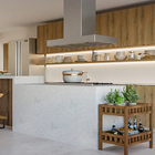 Painel de Madeira MDF para Revestimento 1,5mm Noce Oro 30x90cm Eucatex