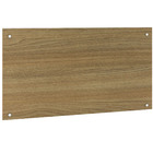 Painel Madeira Rústico Castanho 90x50cm Cube Luciane