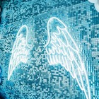 Painel Mágico Decorativo Lantejoula Shimmer Wall Azul X