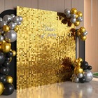 Painel Mágico Decorativo Lantejoula Shimmer Wall Dourado