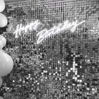 Painel Mágico Decorativo Lantejoula Shimmer Wall Prateado