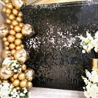 Painel Mágico Decorativo Lantejoula Shimmer Wall Preto