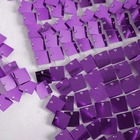 Painel Mágico Decorativo Lantejoula Shimmer Wall Roxo