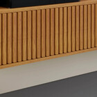 Painel Málaga Ripado Com Led Cascata Mavaular