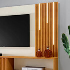 Painel Málaga Ripado Com Led Cascata Mavaular