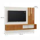 Painel Málaga Ripado Com Led Cascata Mavaular