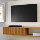 Painel Málaga Ripado Com Led Cascata Mavaular