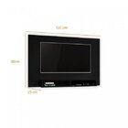 Painel Manhattan J&a Móveis Preto Textutizado