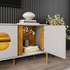 Painel Maresias E Rack Juquehy Tv 75 Pol 180 Cm Bechara