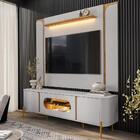 Painel Maresias E Rack Juquehy Tv 75 Pol 180 Cm Bechara