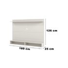 Painel Marte Off White – Tebarrot Móveis