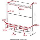 Painel Maxi Edn Móveis Naturale Tv 65 Sala