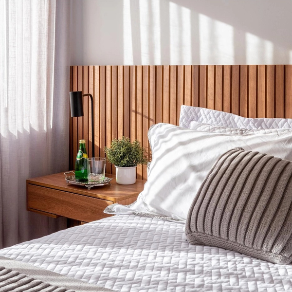 Painel Mdf Placa Madeira Ripada Freijó Revestimento Parede 53