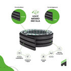 Painel Meu Rodape 10x1 Ripado Urban Black Rpdol15 (rolo2 5m)