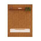 Painel Moderno Com Rack Suspenso Até 65 Polegadas Freijó Off