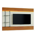 Painel Moderno Para Tv Com Led - Ravena-naturale/off White -