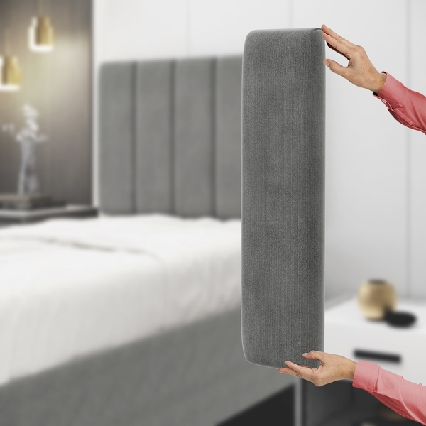 Painel Modulado Nashira 100 / Z-008 Sued Cinza