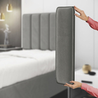 Painel Modulado Nashira 140 / N-023 Veludo Cinza Claro